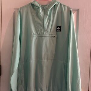 Adidas Mint Green Pullover Jacket